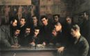 La Cooperativa Pittori di Reggio Emilia - 1890  Olio su tela, 83x134  - Galleria A. Fontanesi, Reggio Emilia