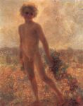 Piccolo Bacco - 1890 ca  Olio su tela, 121x94  - Galleria d'Arte Moderna Palazzo Pitti, Firenze