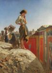 Fanciulla negli scavi di Pompei - 1870    - 