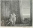 Illustrazione per II atto di < Parisina > - 1913    - Emporium - n° 229  - Novembre 1913
