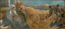 Adorazione dei Magi - 1890-94  Olio su tela 58,5x131  - Fondazione Cassa Risparmio Tortona