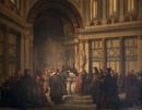 Dino Compagni in San Giovanni predica la pace - 1856  Olio su tela, 61.5x87  - 