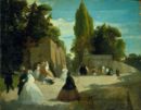 La passeggiata al Muro Torto - 1852  Olio su tela, 44x56  - Istituto Matteucci, Viareggio