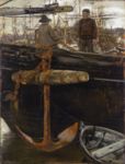Pescatori del nord -   Olio su tavola 68x53  - Museo Nazionale di Stoccolma