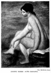 Altra bagnante - 1882    - Gli impressionisti francesi - 1908
