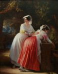 Donne di Albano - 1838  Olio su tavola, 93.7x72.5  - Alte Nationalgalerie, Berlino