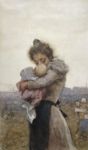 Maternit - 1895-98  Matita e acquarello, 41.5x25  - 