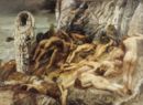 Diana d'Efeso e gli schiavi (dittico) - 1895-99  Olio su tela, 305x420  - Galleria Nazionale d'Arte Moderna, Roma