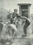 Giovanni Segantini - Pastore che beve -   