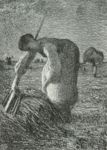 Giovanni Segantini - Raccolta del fieno -   