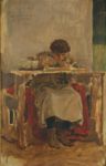 Irmerio che glossa le antiche leggi (studio) - 1886    - 