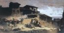 Cacciata degli austriaci da Solferino - 1860  Olio su tela, 61.5x120  - Galleria d'Arte Moderna Palazzo Pitti, Firenze