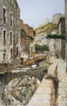 Il rio a Riomaggiore - 1892-94  Olio su tela, 90.5x58.5  - 