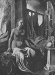 Mario Sironi - Donna seduta e paesaggio - 1919  
