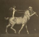Franz von Stuck - Centauro e Cupido - 1902  
