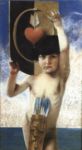 Franz von Stuck - Cupido - 1889 ca  Pastello su carta, 72x31,5