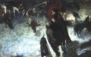 Franz von Stuck - Caccia selvaggia - 1889 ca  Olio su tavola, 53x84