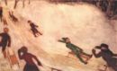 Franz von Stuck - Bambini sugli slittini - 1922  Olio su tela, 42.4x69.2