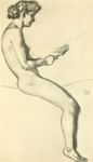 Franz von Stuck - Studio per 'Cavalcata sul centauro' -   Disegno