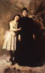 Maria Galavresi bambina con la madre - 1889  Olio su tela, 235x147  - Accademia Carrara, Bergamo