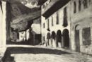 Ponte di nossa -   Olio su tela, 116x79  - La raccolta Fiano - Galleria Pesaro - 1933