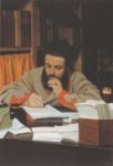Diego Martelli allo scrittoio - 1870  60x41  - Galleria Palazzo Pitti, Firenze