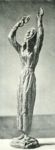 Donna con mani alzate -   Bronzo a cera persa  - Emporium - nr 313 gennaio 1921