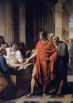 Tolomeo Filadelfo nella biblioteca di Alessandria - 1813  Olio su tela, 263x337  - Museo Nazionale di Capodimonte