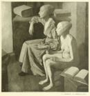 Le sorelle - 1921    - Dedalo - Rassegna d arte diretta da Ugo Ojetti, Milano-Roma, 1923-24