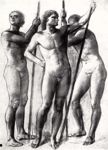 Virgilio Socrate (Achille) Funi - Tre nudi - 1935  Cartone, 135x185