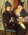 Donne al caff - 1924  Olio su tela, 100x80.5  - Museo del Novecento, Milano