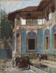 Abbeveraggio a Damasco - 1880  Olio su tela, 42.5x32.5  - Walters Art Museum, Baltimora