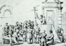 Bartolomeo Pinelli - La predica al Colosseo -   