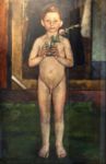 Fanciullo dal fiore (Ritratto del figlio Sergio) - 1928-29    - Pinacoteca Comunale Ardengo Soffici, Poggio a Caiano