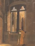 Il Palazzo Pretorio - 1865  80x64  - Galleria d'Arte Moderna Ca' Pesaro, Venezia