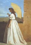 La lettrice (Teresa Fabbrini) - 1865  37x30  - 